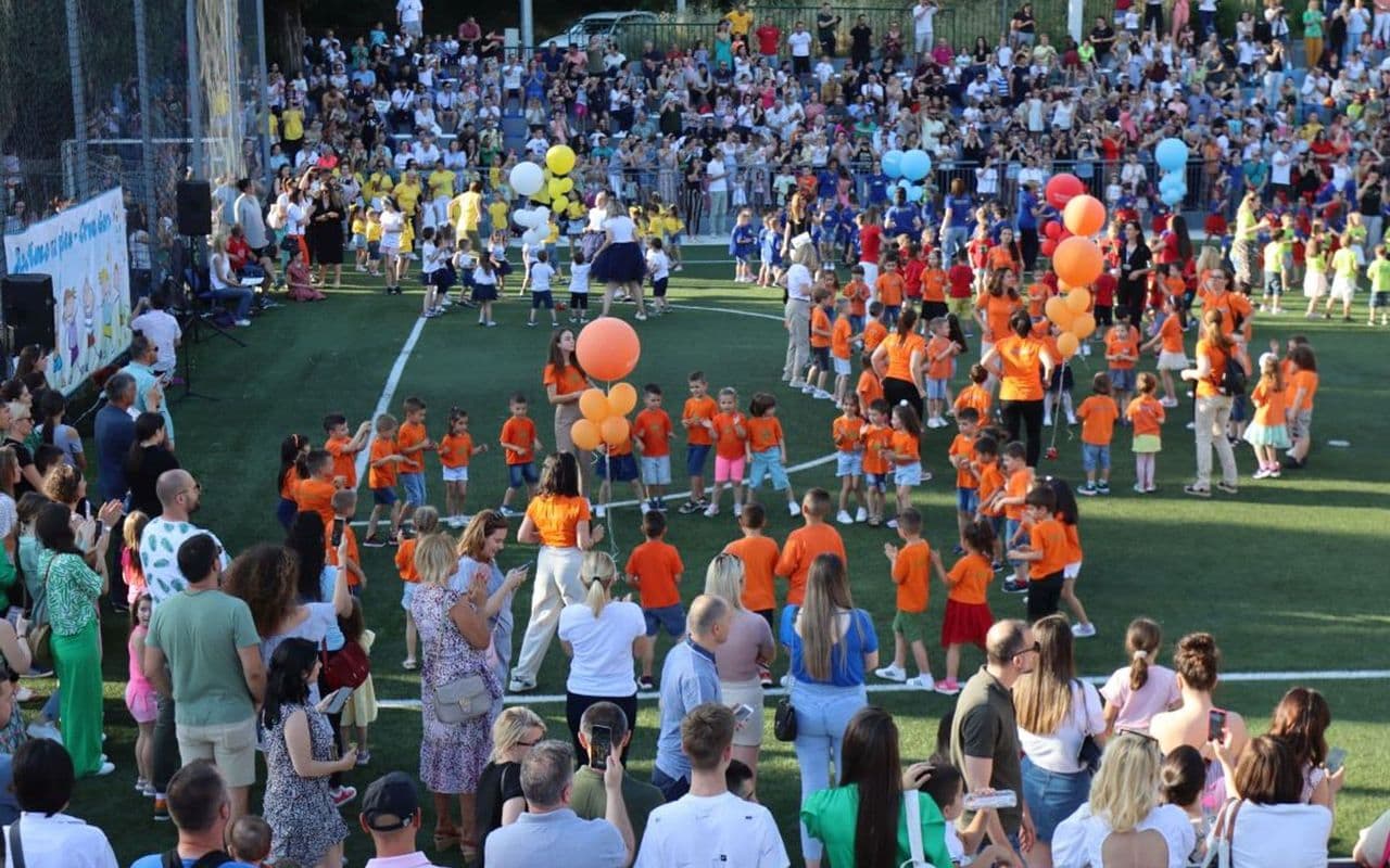 Vatromet dobre energije obasjao stadion pod Goricom (FOTO, VIDEO)