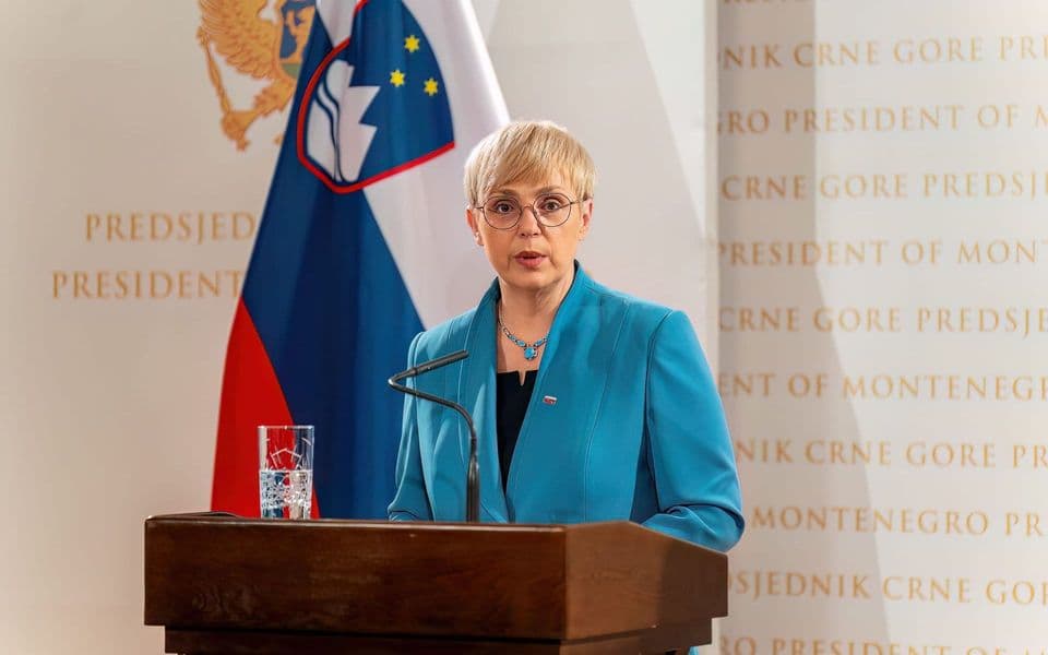 Predsjednica Slovenije lakše povrijeđena u saobraćajnoj nesreći
