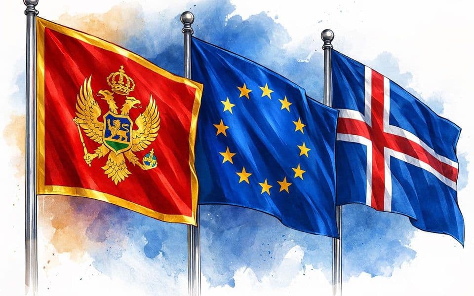 Island i Crna Gora u istom košu za prijem u EU