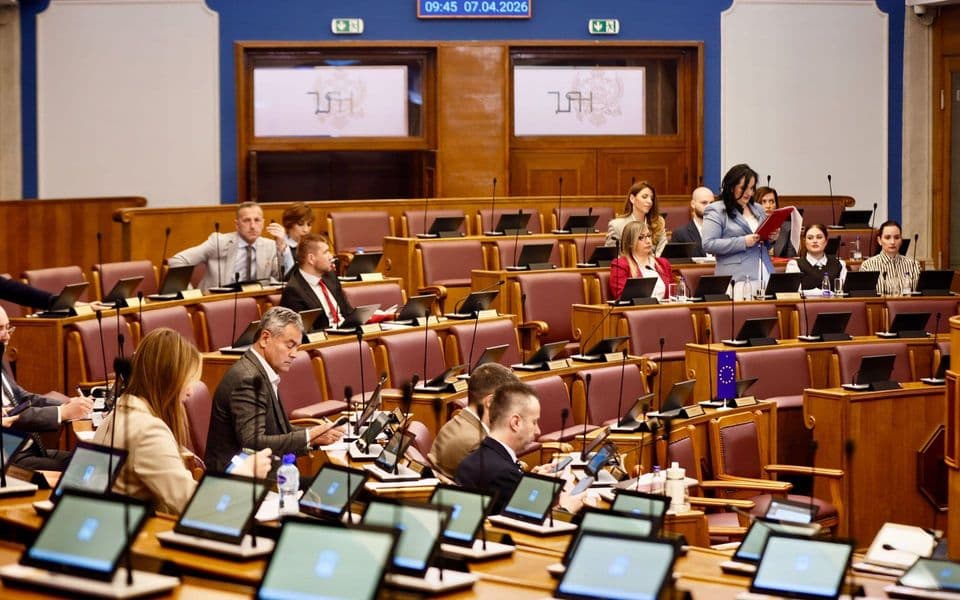 Sjednica Skupštine u četvrtak od 13 sati