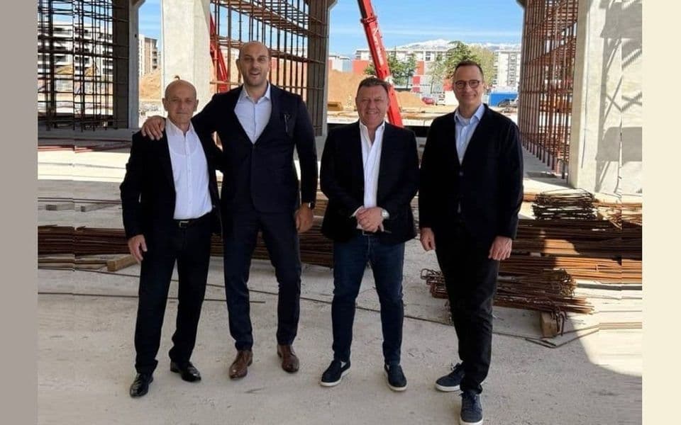 Kamaraši i Bokan obišli novo sjedište i tržni centar u izgradnji