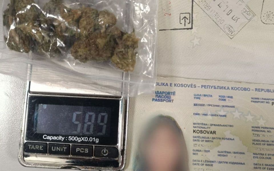 Službeni pas otkrio kokain i marihuanu kod državljanke Kosova