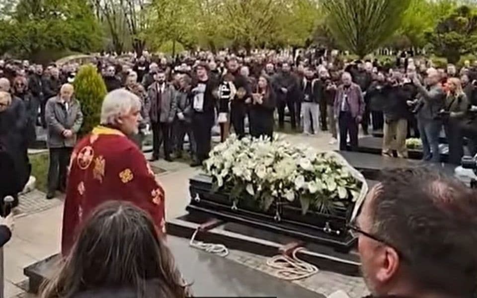 Duško Vujošević sahranjen u Aleji zaslužnih građana na Novom groblju