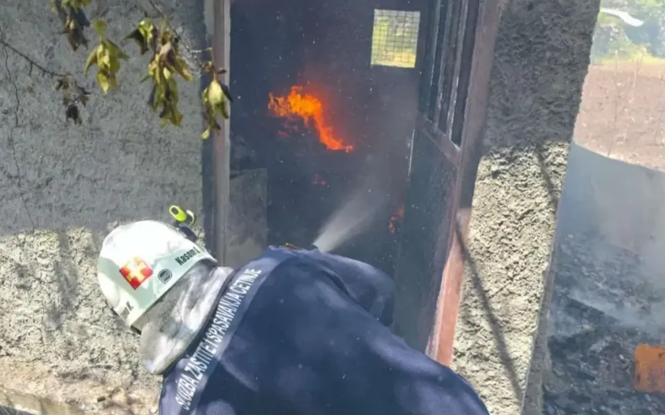 Požar u Markovini, izgorio gornji sprat kuće