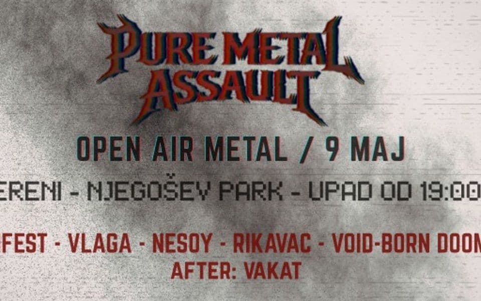 Metal pod krošnjama Njegoševog parka