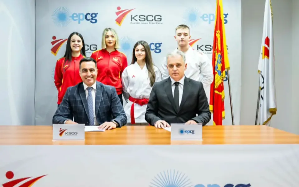 EPCG generalni sponzor Karate saveza Crne Gore