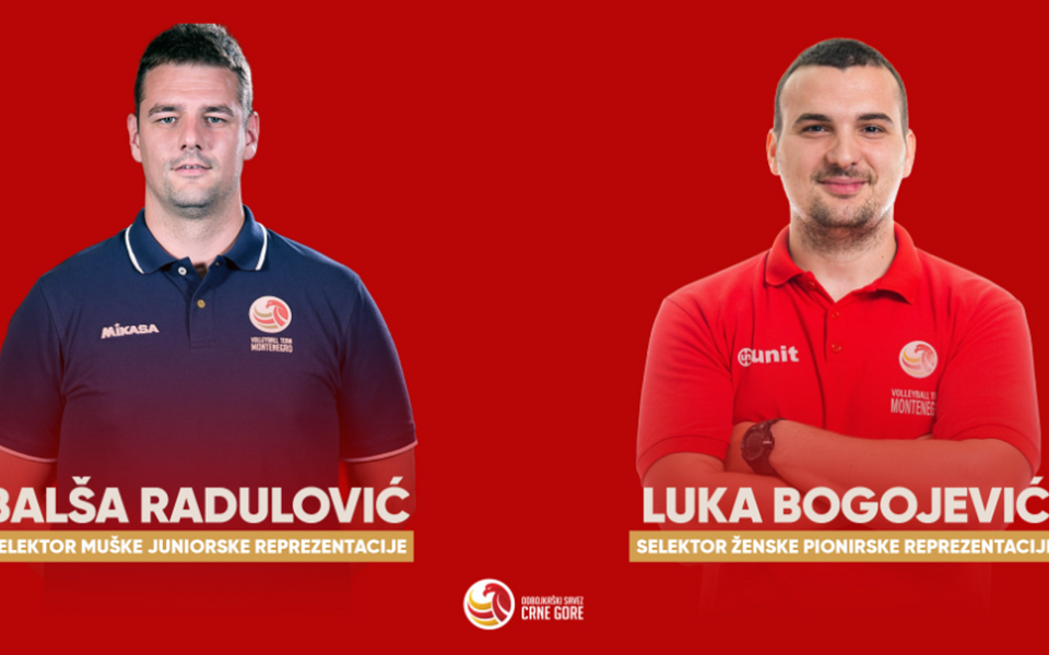 Balša Radulović novi selektor juniora, Luka Bogojević vodi pionirke Crne Gore