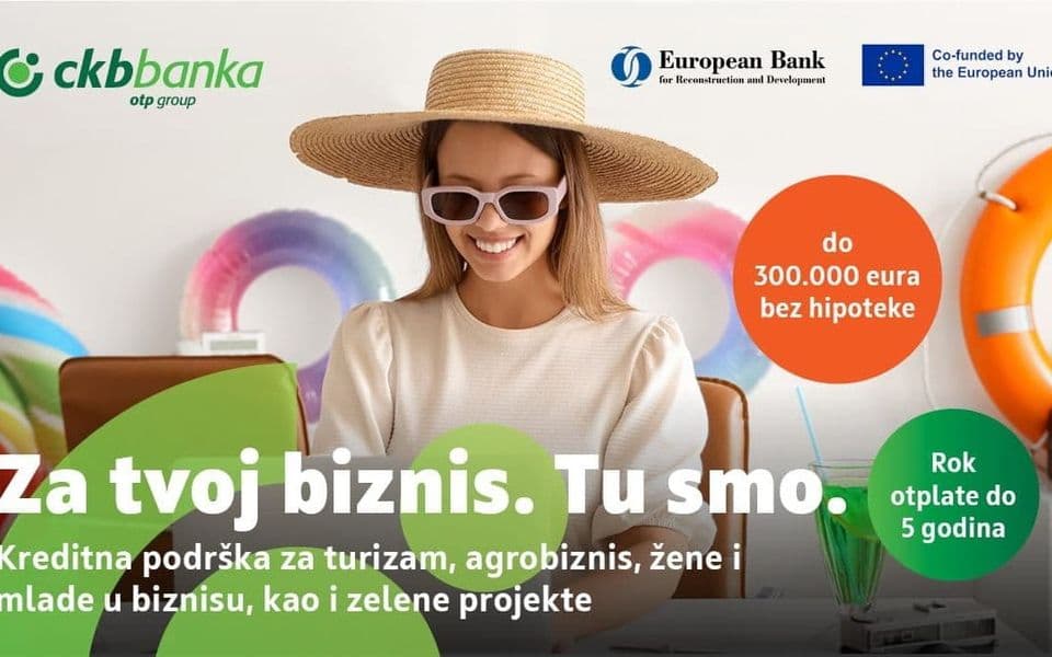 Krediti do 300.000 eura uz mogućnost sezonske otplate i poje
