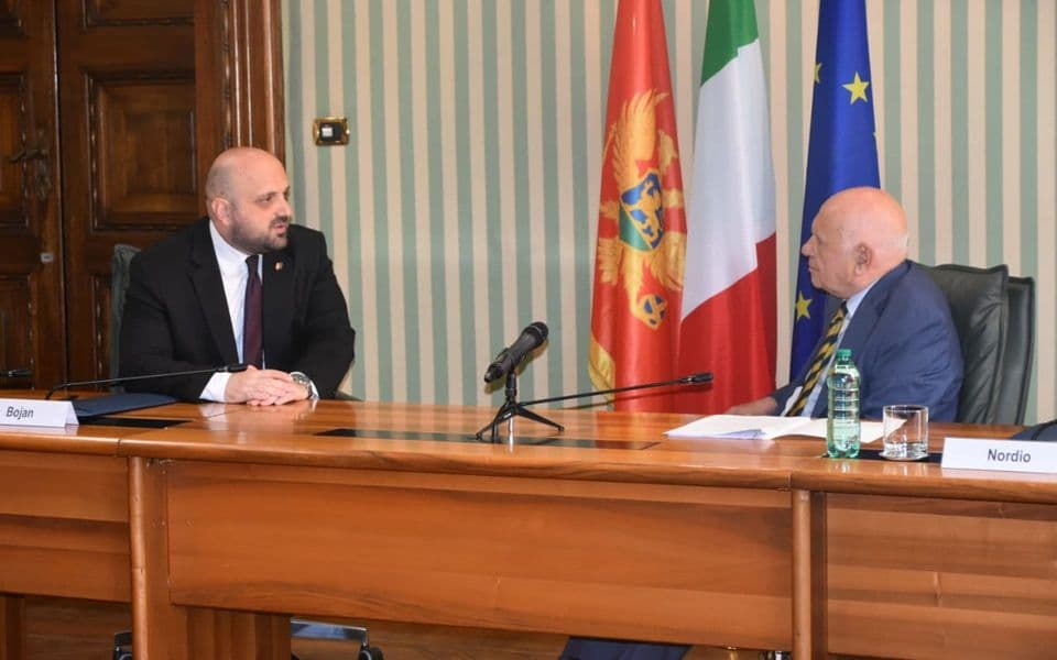 Božović u Rimu: Potpisan memorandum o saradnji između Minist