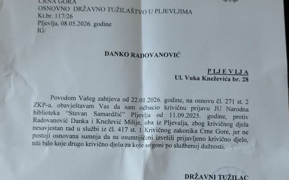 Radovanović i Knežević najavili tužbe
