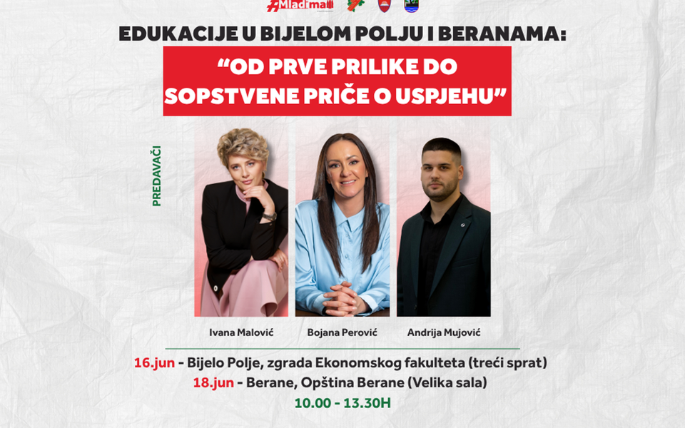 Besplatne edukativne radionice za mlade u Bijelom 