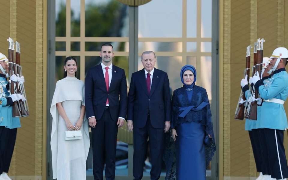Spajić sa Erdoganom u Ankari