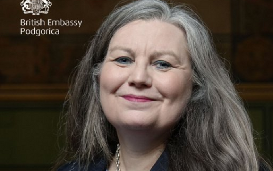 Neris Džouns nova ambasadorka V. Britanije u Crnoj Gori
