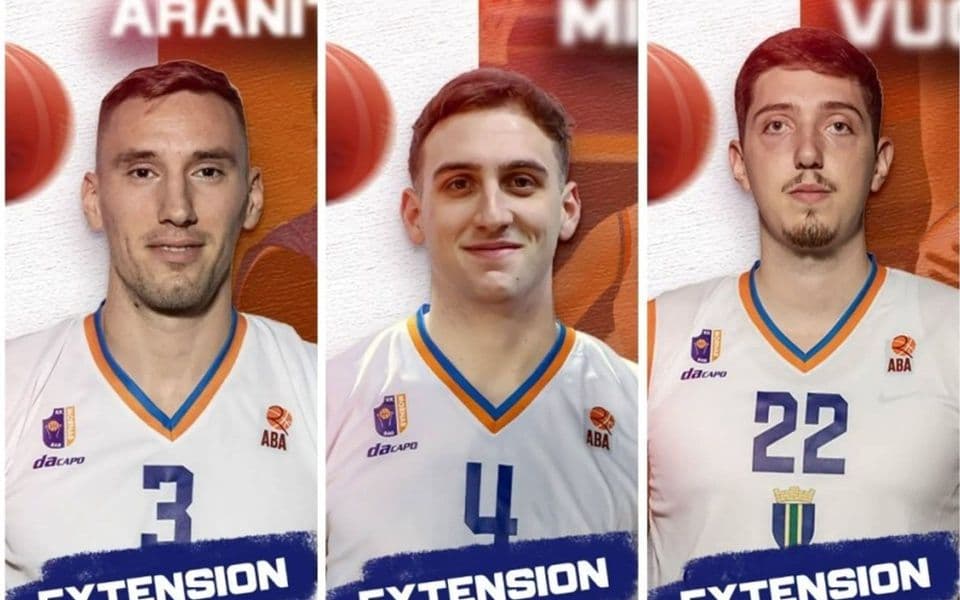 Aranitović, Minić i Vučinić produžili ugovore sa Mornarom