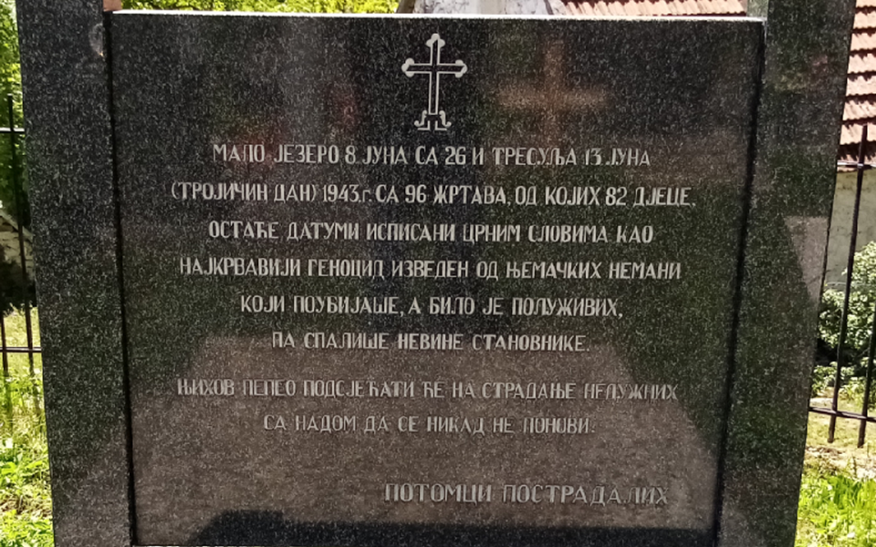 Među 148 ubijenih žitelja sela Stabna bilo je 82 đece