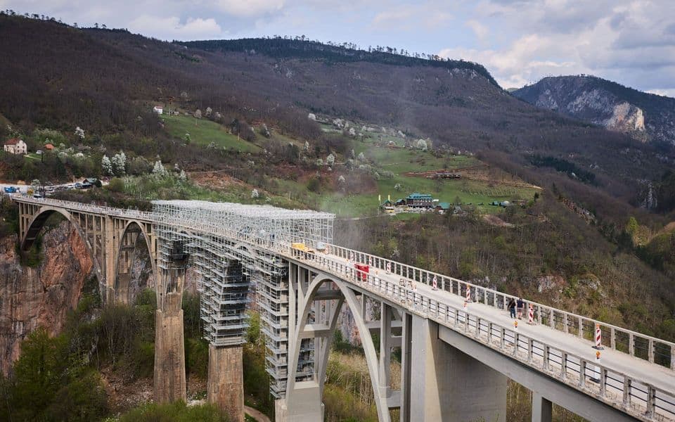 Potpuna obustava saobraćaja preko mosta Đurđevića Tare od 10. avgusta