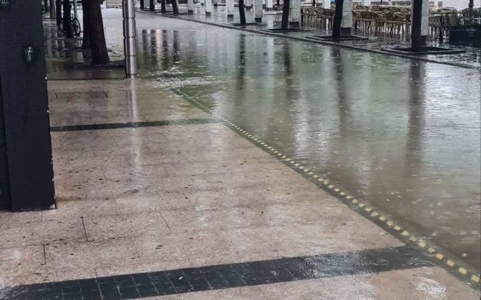 Centar Podgorice neprohodan nakon obilne kiše
