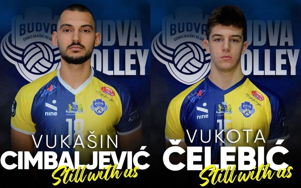Cimbaljević i Čelebić i naredne sezone u dresu Budve