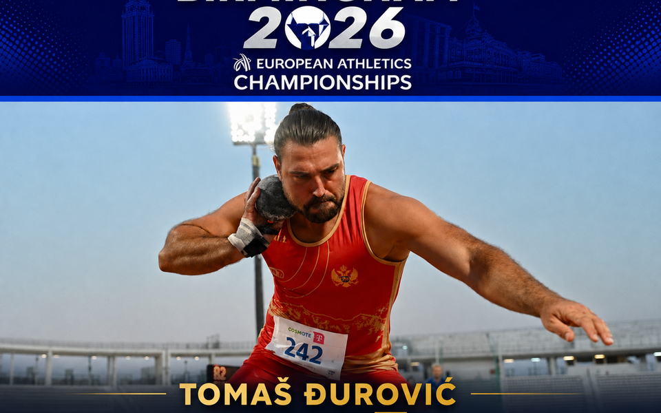 Tomaš Đurović 28. u Evropi