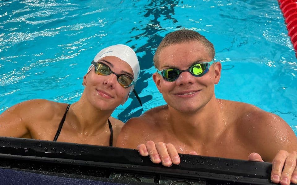 Miloš i Jovana plivali ispod ličnih rekorda