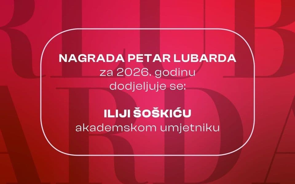 Ilija Šoškić dobitnik nagrade „Petar Lubarda“