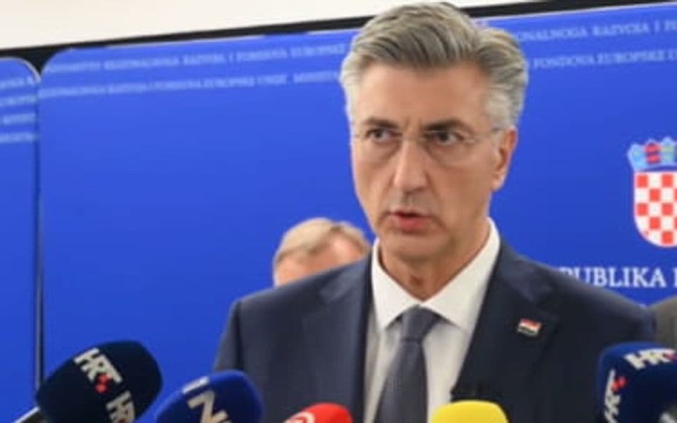 Plenković: Crna Gora ispunila dva od osam zahtjeva Hrvatske, slijede daljnji razgovori